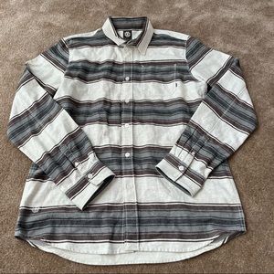 🔅3FOR$15🔅Element Casual Stripe Button Up Shirt